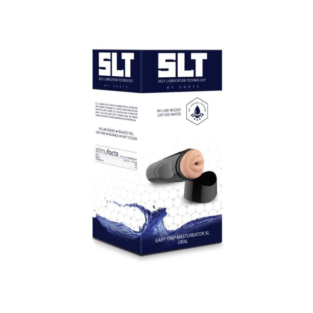 Self Lubrication Easy Grip Masturbator XL Oral Flesh