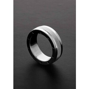 Shots COOL and KNURL C-Ring Penisring Silber ⌀ 5,0 cm