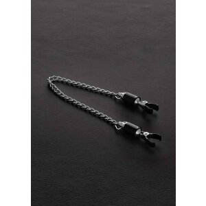 Barrel Tit Clamps with Chain (pair)