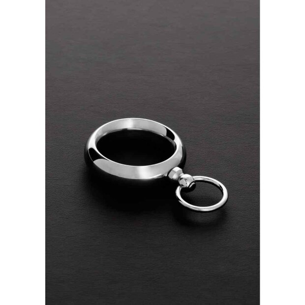 Shots Donut Ring with O Ring Penisring Silber ⌀ 4,5 cm