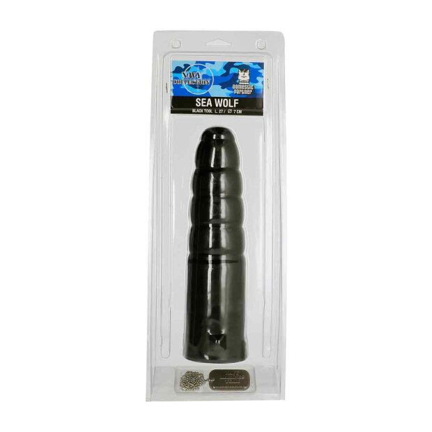 Domestic Partner Sea Wolf Black Analplug Schwarz ⌀ 7 cm