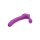 ROYAL REVOLVER Vibrating Silicone Strapless Strap On Purple