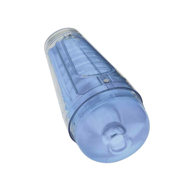 Doc Johnson MAINSQUEEZE Optix Crystal Blue Masturbator