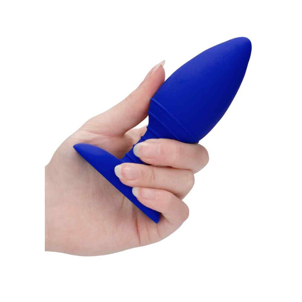 Heating Anal Butt Plug Glow Blue
