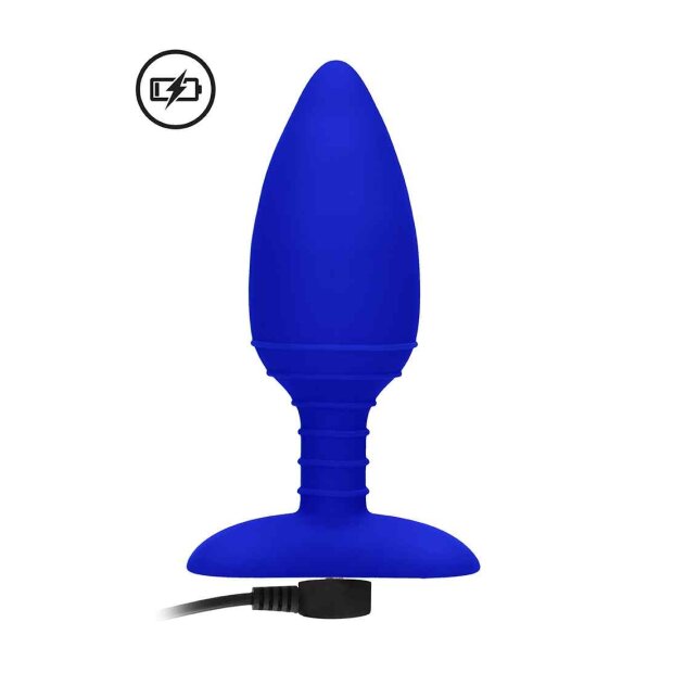 Heating Anal Butt Plug Glow Blue