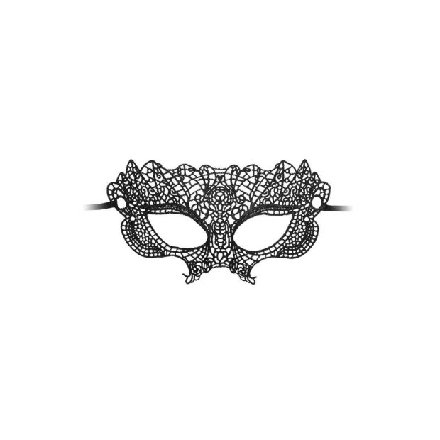 Princess Black Lace Mask Black