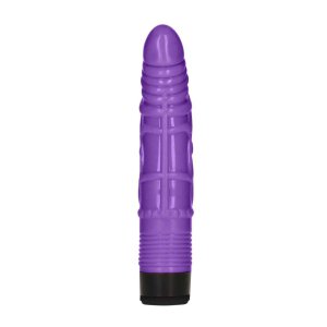 8 Inch Slight Realistic Dildo Vibe Purple