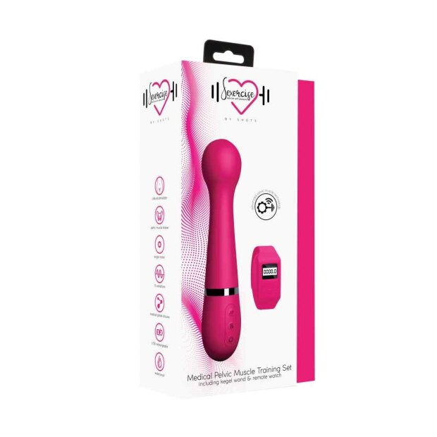 Shots Kegel Wand Vibrator Pink 12,5 cm ⌀ 4 cm
