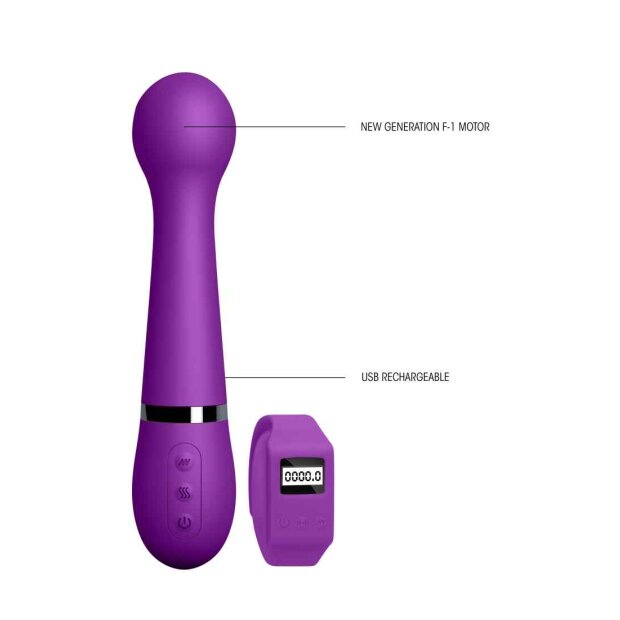 Shots Kegel Wand Vibrator Lila 12,5 cm ⌀ 4 cm