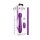 Shots Kegel Wand Vibrator Lila 12,5 cm ⌀ 4 cm