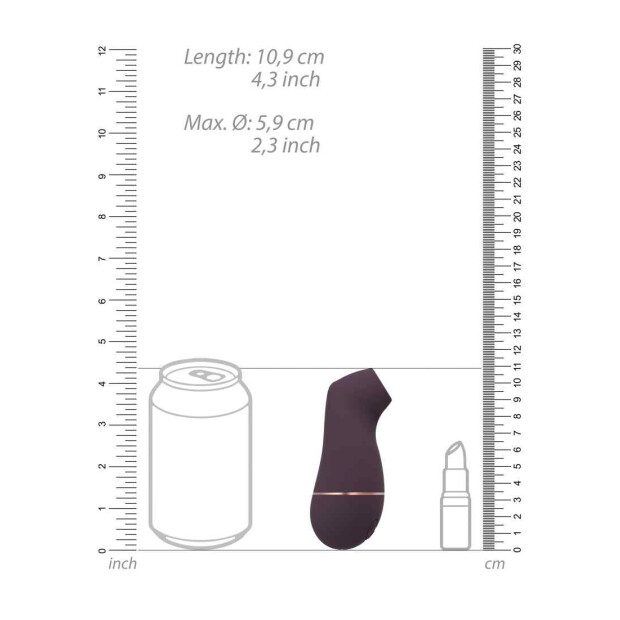 Shots Kissable Purple Druckwellenvibrator Lila