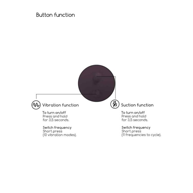 Shots Mythical Purple Klitorisvibrator Lila 9,3 cm ⌀ 1,3 cm