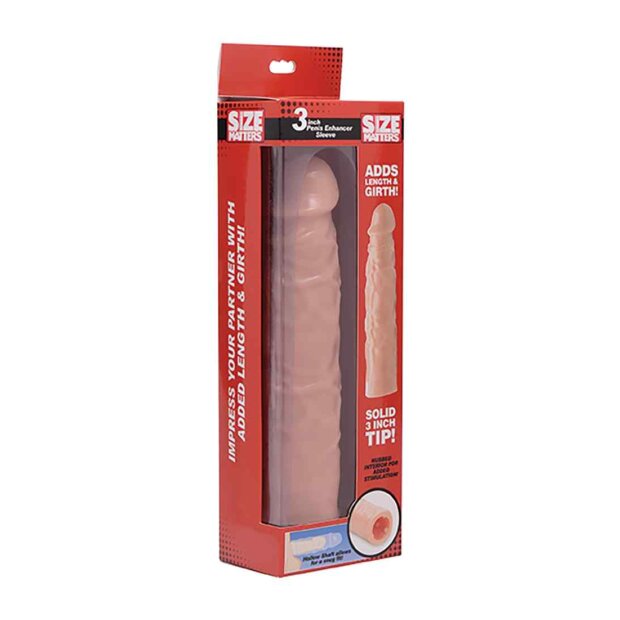 3 Inch Flesh Penis Enhancer Sleeve Flesh
