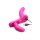 XR Brands Strap U Double Take Penetration Strap-On Harness Vibrator Pink 27,3 cm ⌀ 4,3 cm Taille 104 cm
