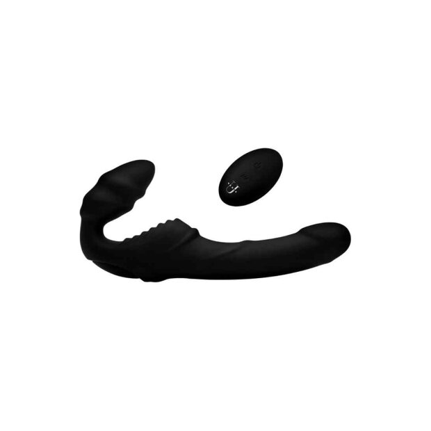 Pro Rider 9X Vibrating Silicone Strapless Strap On with Remote Control