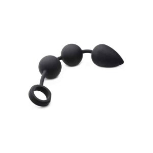 Tom of Finland Weighted Anal Ball Beads Black