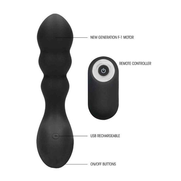 No. 78 Rechargeable Anal Stimulator Black