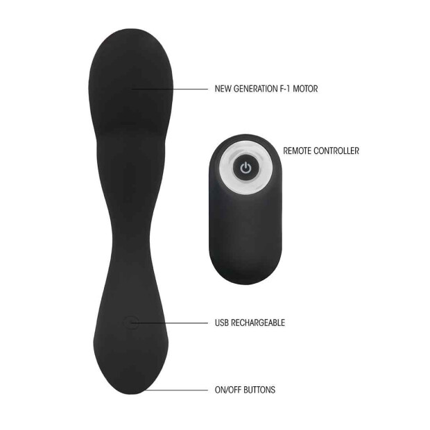 Sono No. 79 Rechargeable P-Spot Stimulator Prostatamassager Schwarz ⌀ 3,2 cm