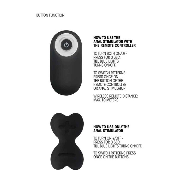 Sono No. 79 Rechargeable P-Spot Stimulator Prostatamassager Schwarz ⌀ 3,2 cm