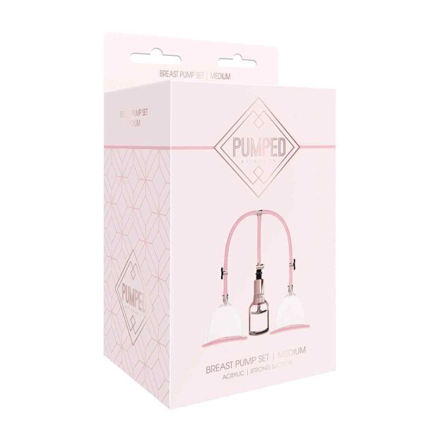 Breast Pump Set Medium Rose Gold