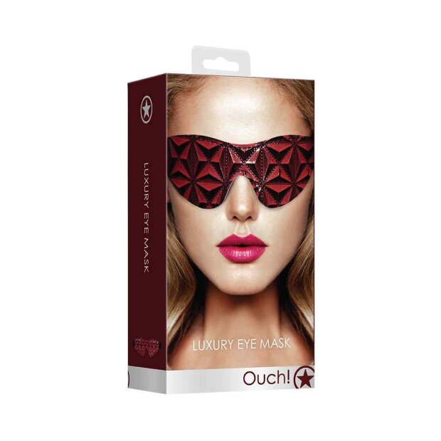 Luxury Eye Mask Burgundy