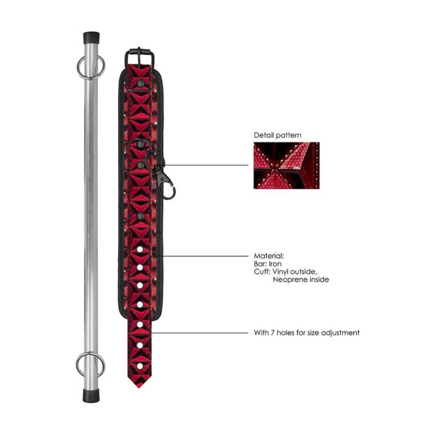 Luxury Spreader Bar Burgundy