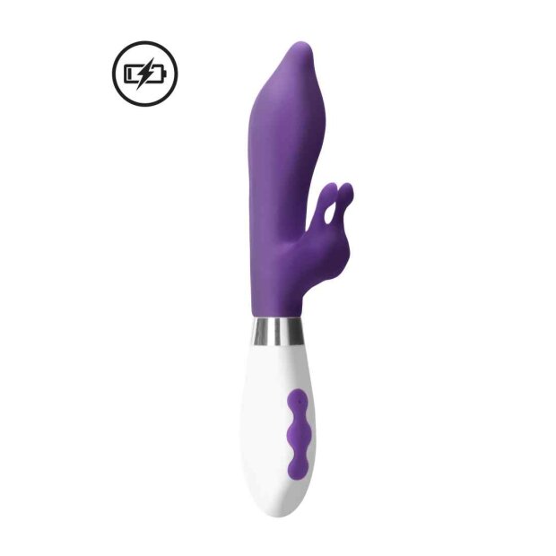 Luna Adonis Rechargeable Rabbit Vibrator Lila 22 cm ⌀ 3,5 cm