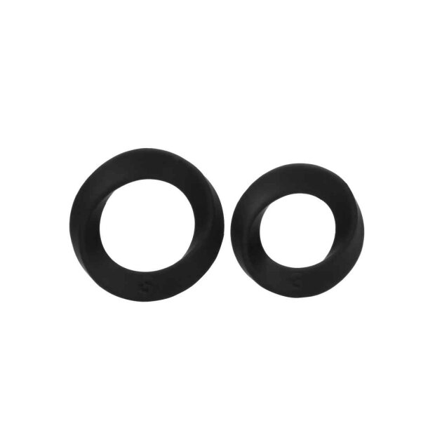 Sono No. 86 Cock Ring Set Penisringe Schwarz ⌀ 5,4 cm