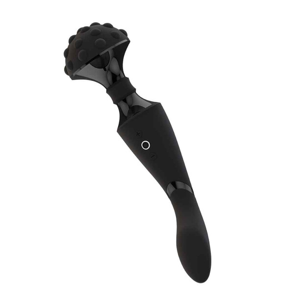 VIVE Shiatsu Bendable Massager Wand Schwarz 27 cm
