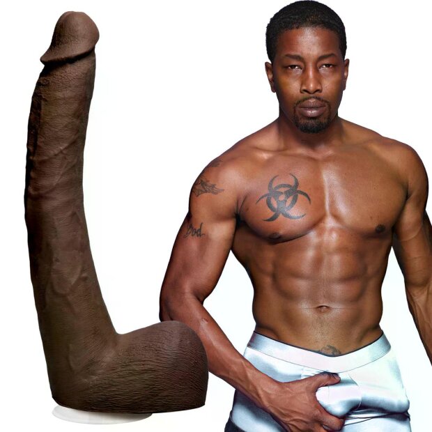 Doc Johnson Signature Cocks Isiah Maxwell Dildo Braun 25,5 cm ⌀ 5 cm