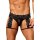 G-String Garter Shorts Black L/XL
