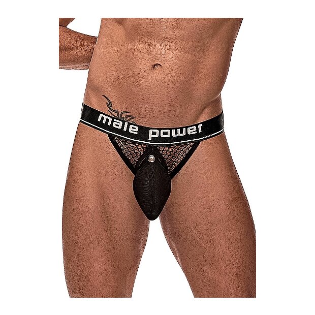Cock Ring Jock Black S/M
