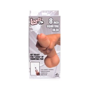 XR Brands Loadz Realistic Dual Density Squirting Dildo...