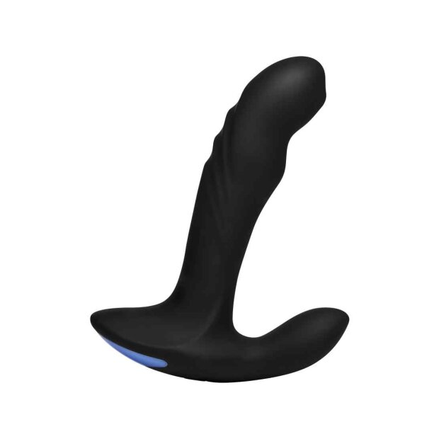 17X P-TRIGASM 3-in-1 Silicone Prostate Stimulator - Black