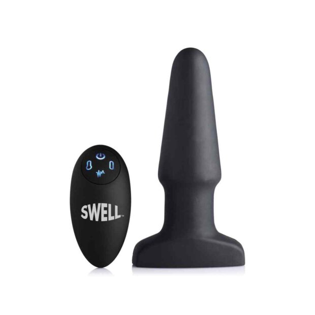 Swell 10X Inflatable + Vibrating Silicone Anal Plug
