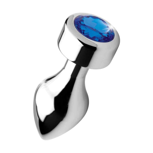 Weighted Base Aluminum Plug Blue Gem - Medium