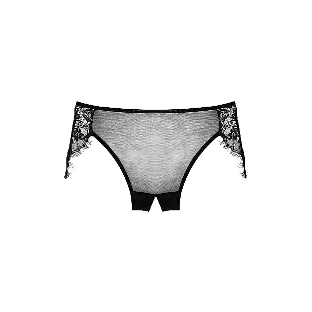 Lavish & Lace Panty ( Crotchless ) - Black - OS