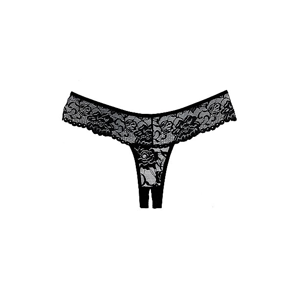Adore Chiqui Love Panty - Black - OS