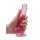 7" / 18 cm Realistic Dildo With Balls - Pink