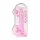 Realistic Dildo With Balls - Pink 23 cm