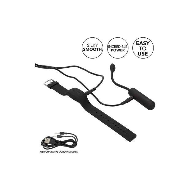 CalExotics Paarvibrator mit Armband Vibrator Schwarz