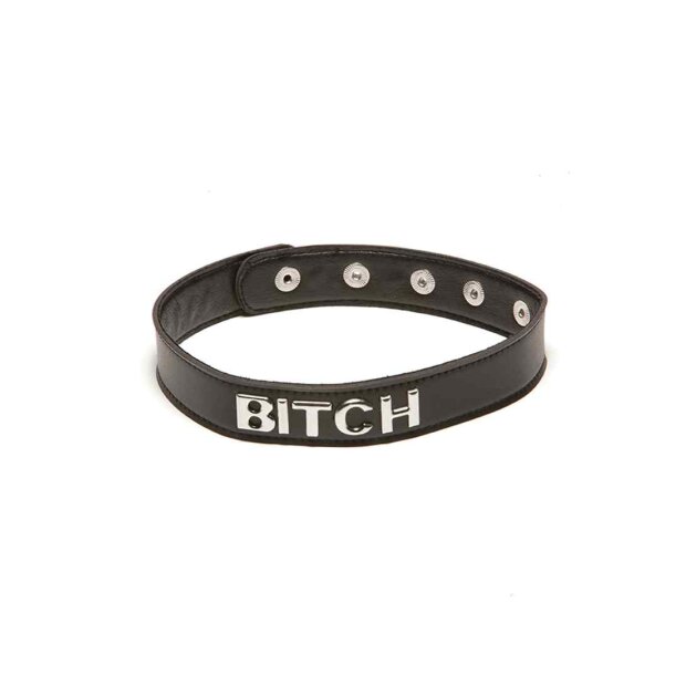 X-Play "bitch" collar Black