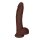 Curve Toys Dong with Balls Dildo Braun 27,4 cm