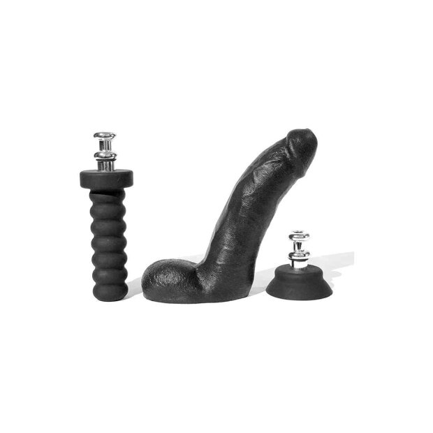 Boneyard Cock - 8 Inches - Black
