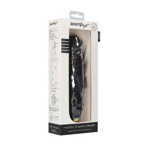Realistic- 10 Speed Vibrator - Black