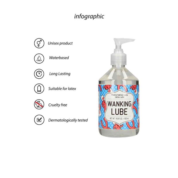 Masturbation Lube WANKING LUBE 500 ml