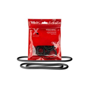 3 - Pack Silicone Slim  Wrap Ring - Black