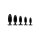 Finger Grip Plug Starter Kit (Plug #1, #2 and #3) - Black