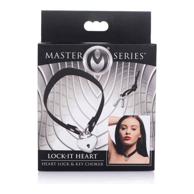 Lock-It Heart Lock and Key Choker