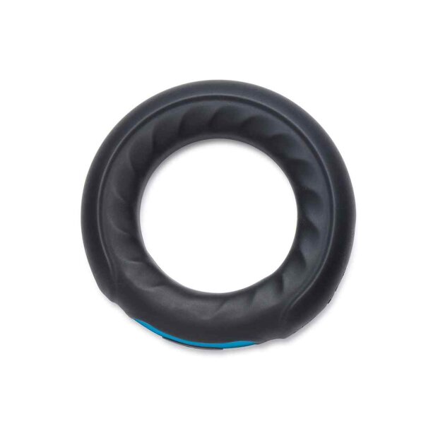 XR Brands Trinity Vibes Remote Control Silicone Cock Ring Vibration Schwarz ⌀ 4,8 cm